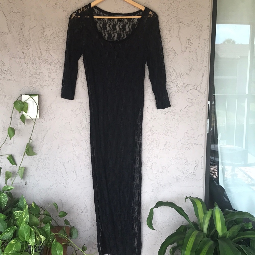 Long all lace over dress